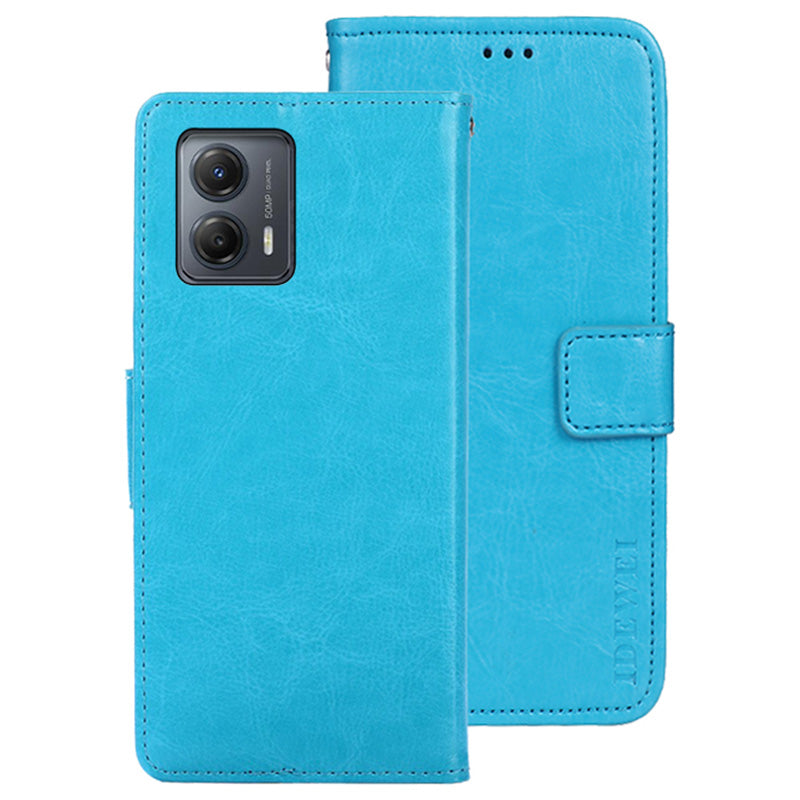IDEWEI Til Motorola Moto G53 5G G23 4G G13 4G Anti-ridse PU Læder Flip Telefon Cover Beskyttelsesetui Stand Feature Crazy Horse Texture Wallet IDEWEI Til Motorola Moto G53 5G G23 4G G13 4G Anti-ridse PU Læder Flip Telefon Cover Beskyttelsesetui Stand Feature Crazy Horse Texture Wallet